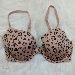Victoria's Secret Leopard Lined Demi Bra in Size 36D